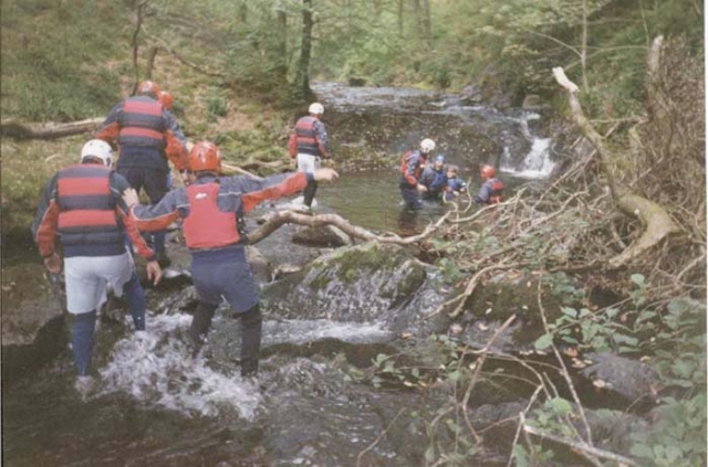 Navegue por los arroyos de la cerro 